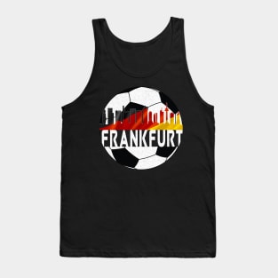 Distressed Grunge Frankfurt Germany football soccer Tank Top